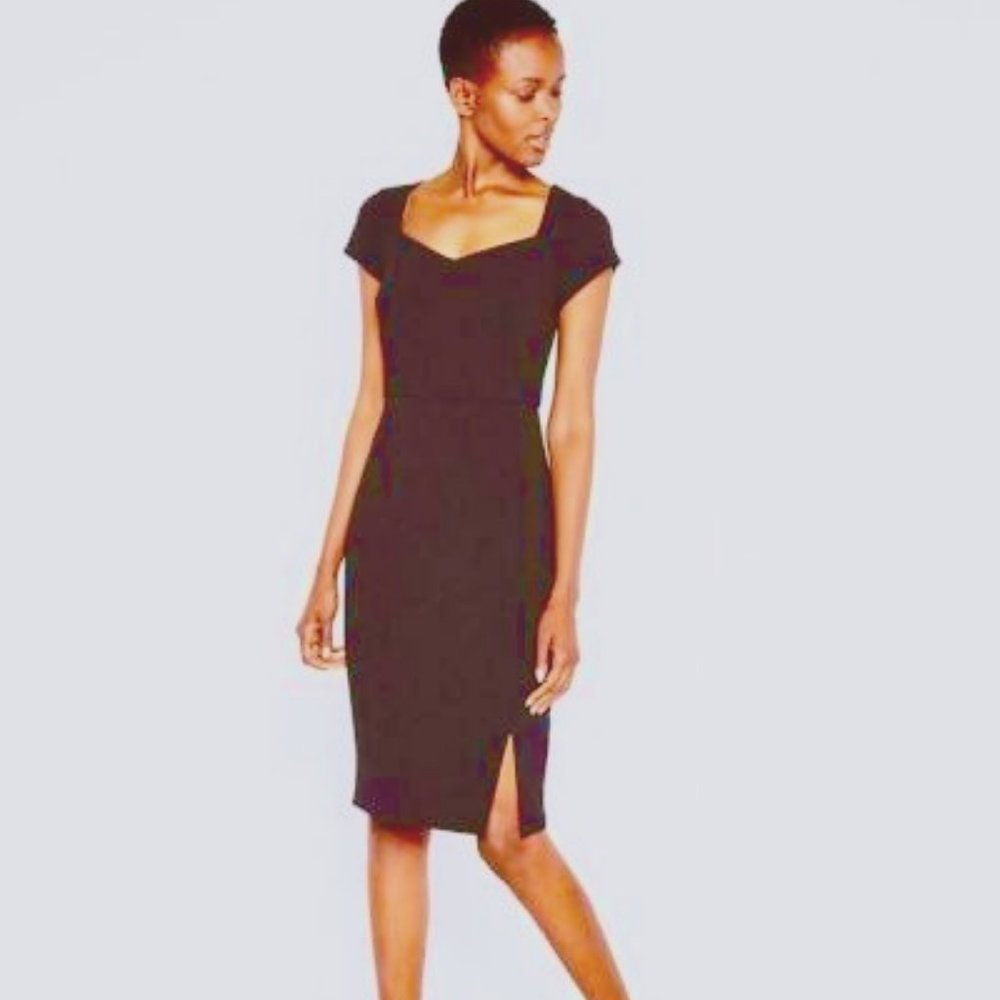 EXPRESS Women's Short Sleeve Sweetheart Neckline